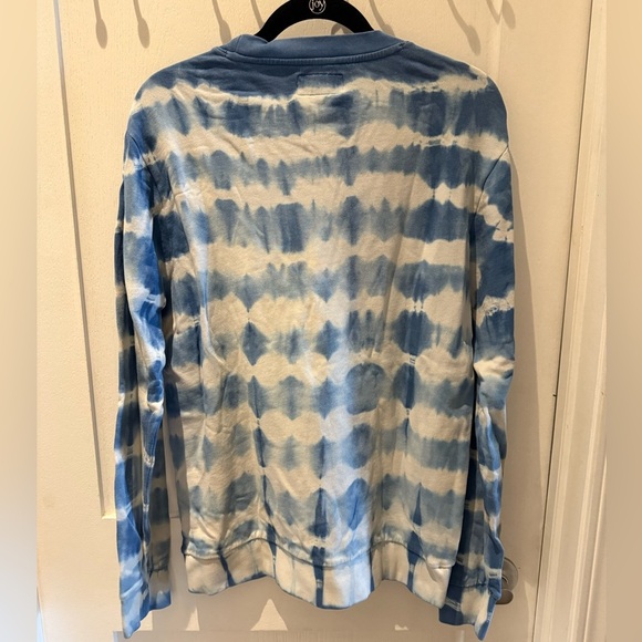 Bonobos Limited Edition Blue Splash Tie Dye Sweatshirt Slim Fit Size M - Picture 5 of 5
